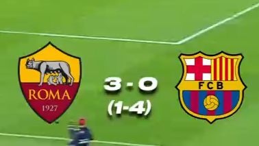 巴塞罗那遭遇罗马逆转,无缘欧冠决赛 巴塞罗那遭遇罗马逆转,无缘欧冠决赛