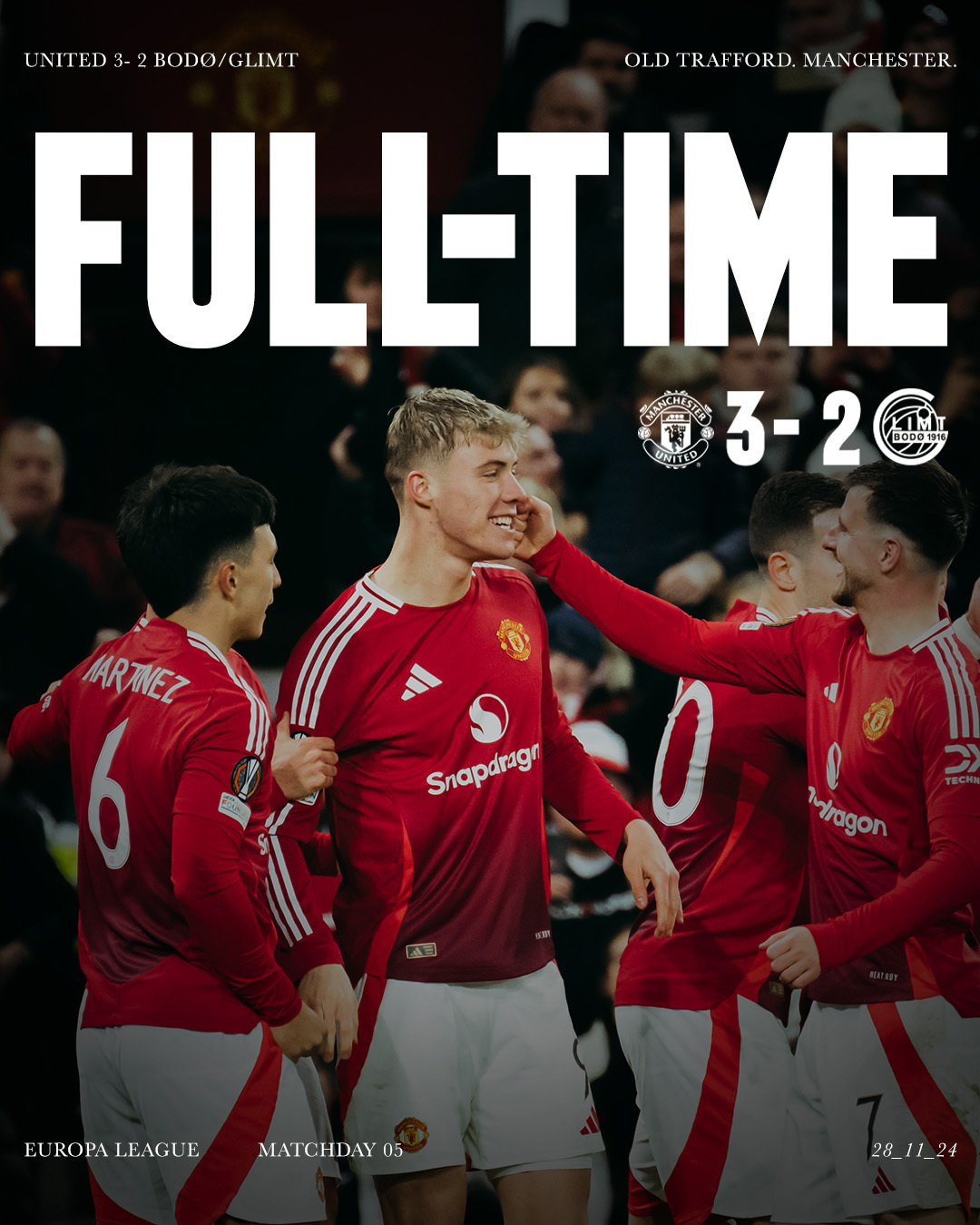 曼联取得连胜，实力稳固欧战资格